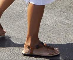 Ashy feet 2025 in sandals